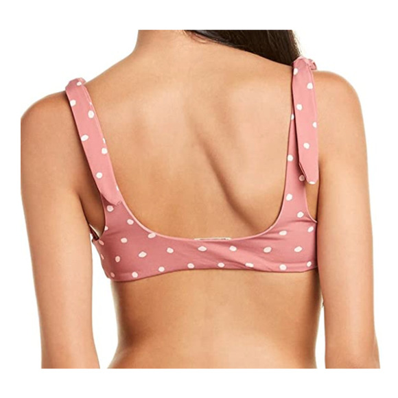Eberjey Womens Dotty Noelle Bikini Top, M Rose, NWT - Picture 2 of 4